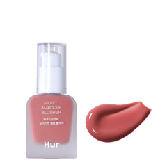 House of Hur Moist Ampoule Blusher emballage élégant et pratique pour le maquillage quotidien.