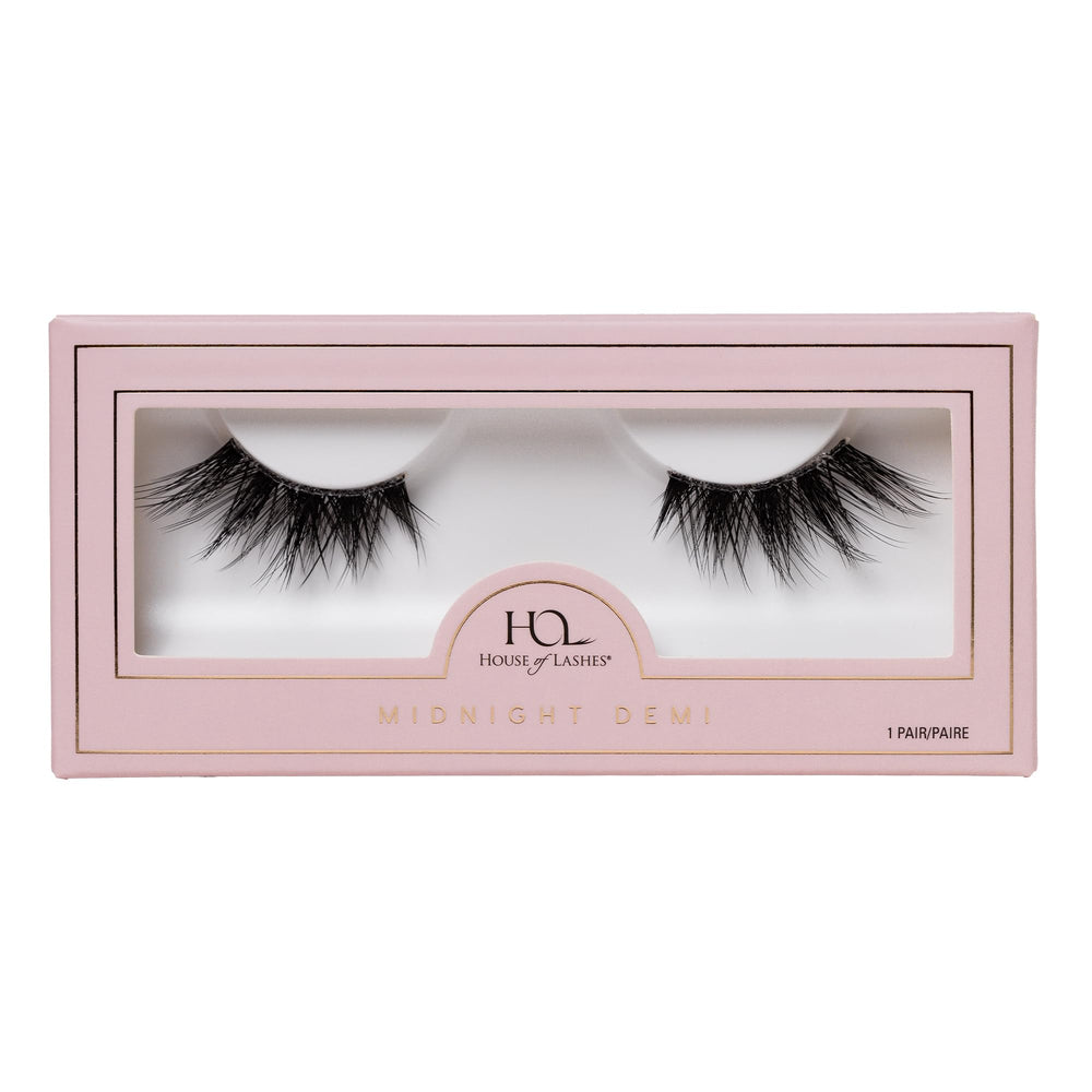 House of Lashes Midnight Demi – bande flexible pour un port confortable toute la journée.