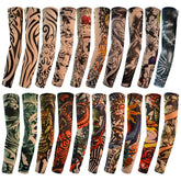 HOVEOX manche tatouage bras tigre pour un style audacieux et protection solaire légère.
