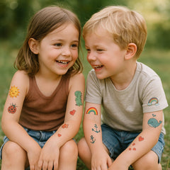 Hoxemator tatouage fait maison couleur idéal pour fête, cosplay et occasions spéciales