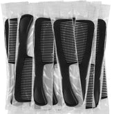 HQSLsund peigne cheveux noir pack 100 emballés individuellement pour voyage
