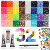 HRLbrc gemmes en résine 3 mm plat pour embellir les vêtements et accessoires