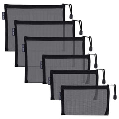 HRX Package: pochettes maille nylon A5, lot de 3, idéal pour organiser sacs et valises.