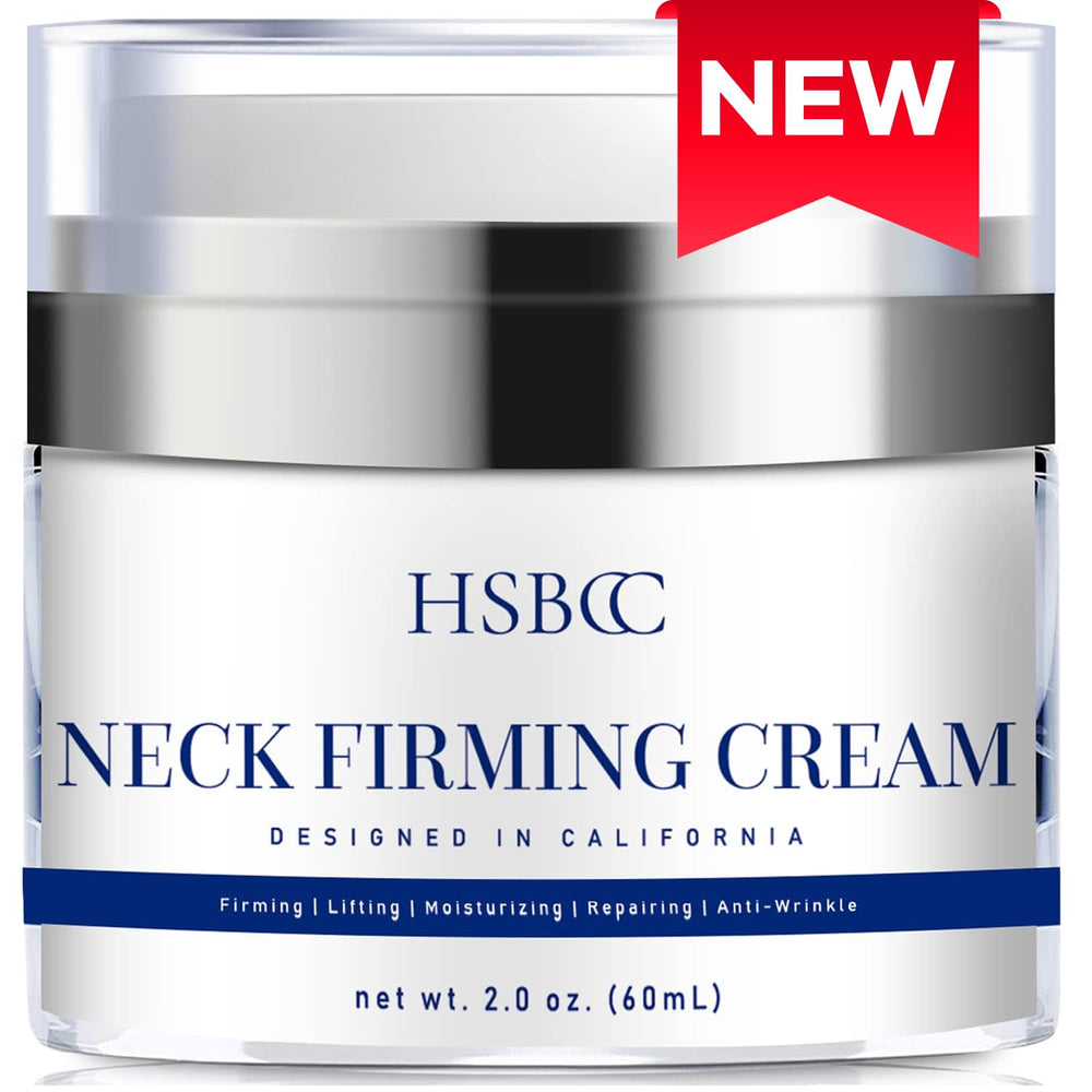 HSBCC Crème du cou — flacon élégant pour retendre la peau et lisser les contours.