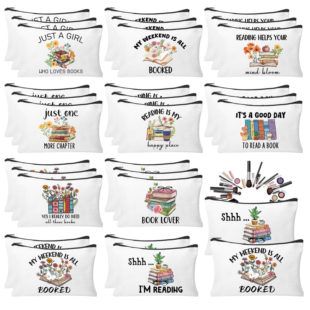 HSDSH sacs-maquillage-livre-ensemble, rangement pratique pour voyage et cadeaux.