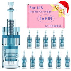 HSENBK cartouches micro-aiguilletage Dr Pen M8 16-pin 0,25 mm usage sûr et hygiénique