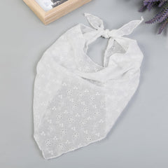 Huachi bandana-cheveux blanc classique, maintien confortable toute la journée.