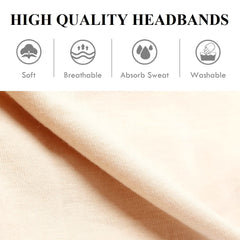 Huachi bandeau-absorption-transpiration : évacue la sueur pour une tenue nette