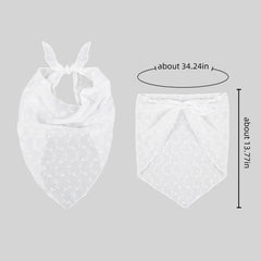 Huachi bandeau-cheveux blanc pour jour et soir, alliant confort et style.