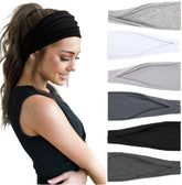 Huachi bandeau large anti-glisse pour sport, maintien fiable pendant l'entraînement.