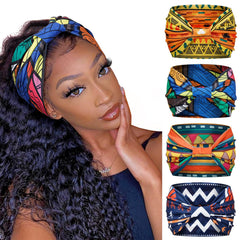 Huachi bandeau cheveux larges boho pour femmes, maintien confortable toute la journée.