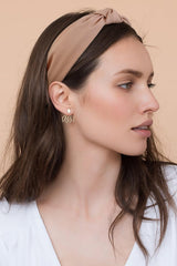 Huachi bandeau cheveux nœud brun, confort et simplicité au quotidien.