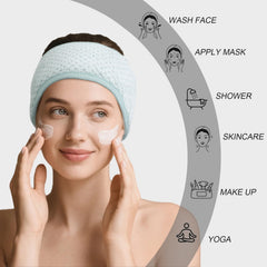 Huachi bandeau lavage visage absorption efficace et confort.