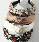 Huachi bandeau noué blanc, confort durable et style élégant