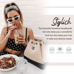 Huachi bandeau-turban avec oreilles de lapin pour un look ludique et tendance.