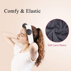 Huachi bandeau visage avec oreilles de panda, style féminin et mignon