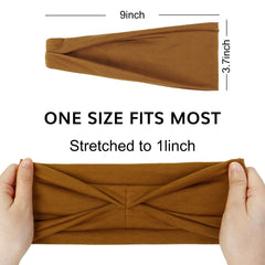 Huachi bandeau large, extension jusqu a 11 pouces, ajustement confortable.