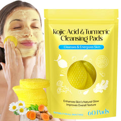 HUALIJIA Tampons Curcuma Kojique – emballage pratique et facile à emporter.