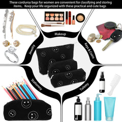 Huhumy trousse-maquillage ouverte révèle l'organisation interne pratique.