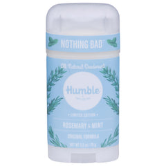 Déodorant Humble Brands Original Formula, bouteille élégante, contrôle durable des odeurs sans aluminium.