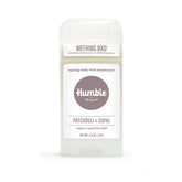 Déodorant Humble Brands sans aluminium dans son emballage compact pour le quotidien.