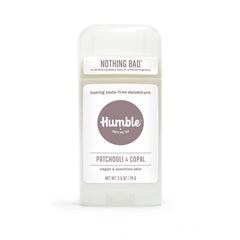Déodorant Humble Brands sans aluminium dans son emballage compact pour le quotidien.