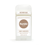 Humble Brands Déodorant sans aluminium en emballage affiché, choix pratique et sûr.