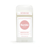 HUMBLE SIMPLE AND TRUE Déodorant sans aluminium, flacon Rose Marocaine pour fraîcheur durable.