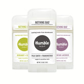 HUMBLE BRANDS déodorant végan trio Palo Santo et Encens, fraîcheur durable.