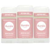 Déodorant Humble Brands Formule Originale, bouteille rose marocaine et parfum frais durable