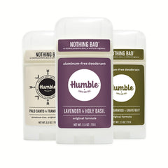 HUMBLE BRANDS Déodorant Original - emballage compact pour le voyage et le rangement facile.