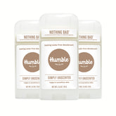 Déodorant Humble sans aluminium, application facile et fraîcheur discrète.