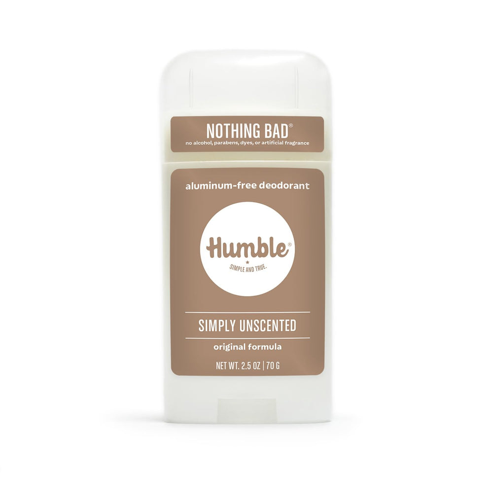 Emballage du HUMBLE ORIGINAL FORMULA Déodorant-stick sans parfum.
