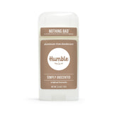 Emballage du HUMBLE ORIGINAL FORMULA Déodorant-stick sans parfum.