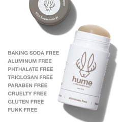 Hume Supernatural absorption humidité, technologie naturelle pour une sensation sèche.