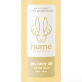 HUME SUPERNATURAL Vanille Daze : flacon spray pour hydratation rapide après douche.