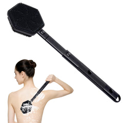 Hungkaturn brosse douche avec anse allongée pour atteindre le dos facilement.