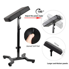 Huoxou accoudoir bras tatouage, montage facile et portable, idéal pour studios itinérants.