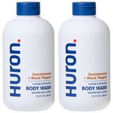 Bouteille Huron Homme 2-pack pour la douche quotidienne.