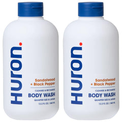 Bouteille Huron Homme 2-pack pour la douche quotidienne.