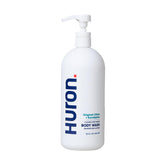 Bouteille du gel douche Huron Homme pour une fraîcheur citrus-eucalyptus durable.