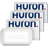 Savon en barre Huron Citrus Eucalyptus, trio aromatique, longue durée.