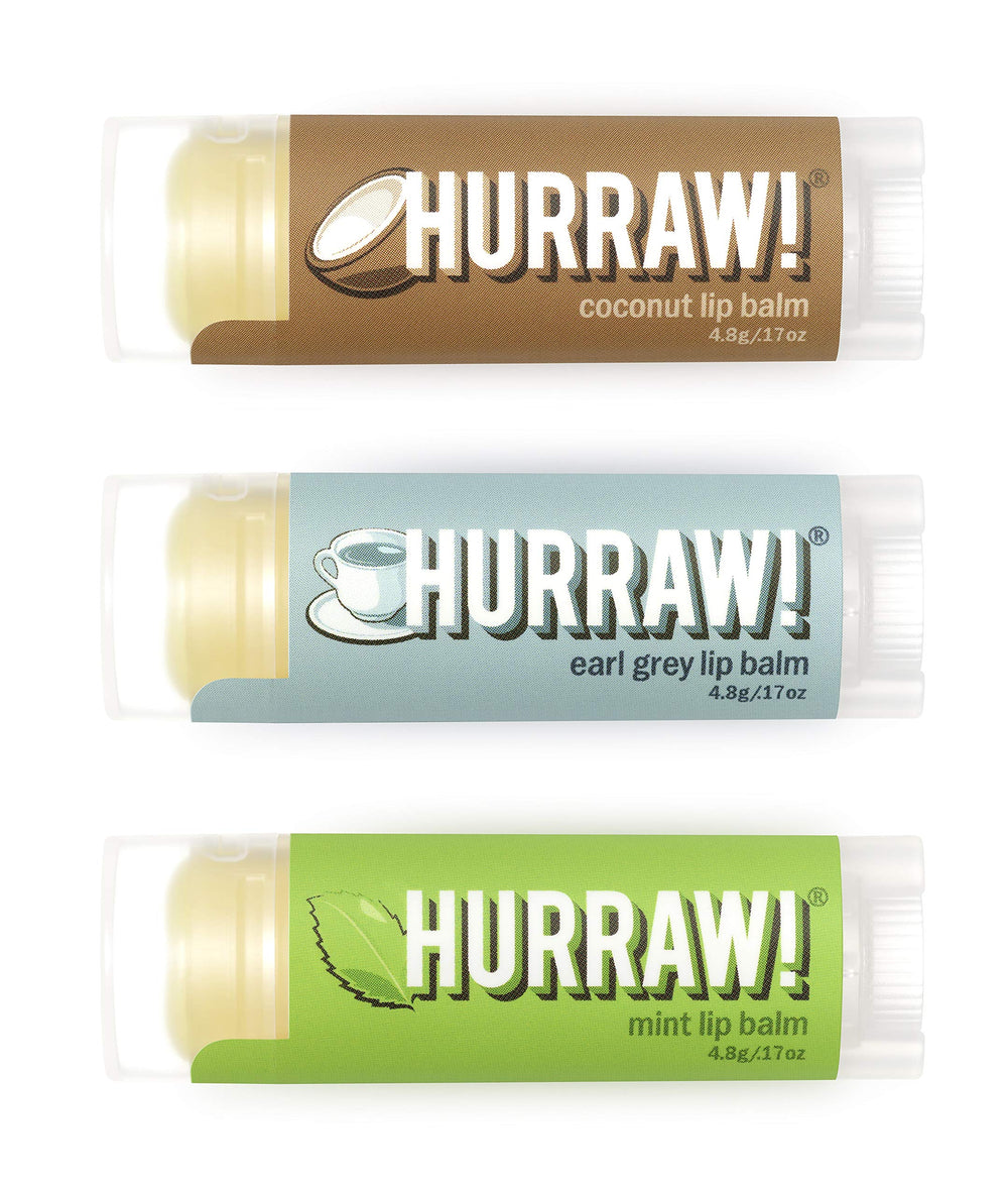 Baume Hurraw Coco: tube hydratant à l’huile de coco naturelle.