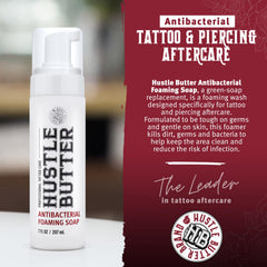 Hustle Bubbles: nettoyage progression tatouage aidant à maintenir la zone propre