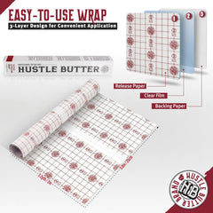 Hustle Butter Deluxe Second Skin Wrap application facile pour tatouage.