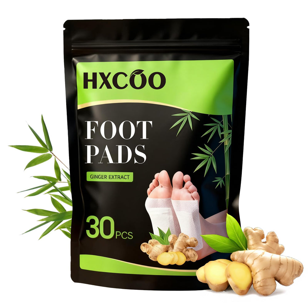 Patchs HXCOO pieds gingembre – emballage pratique prêt à l’emploi pour usage nocturne.