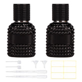 HXRYAGi flacons parfum 30ml vides noir, compacts et portables pour voyager
