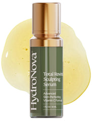 HYDRONOVA Total Rewind Serum – bouteille-rapide-absorption, teint plus uniforme.