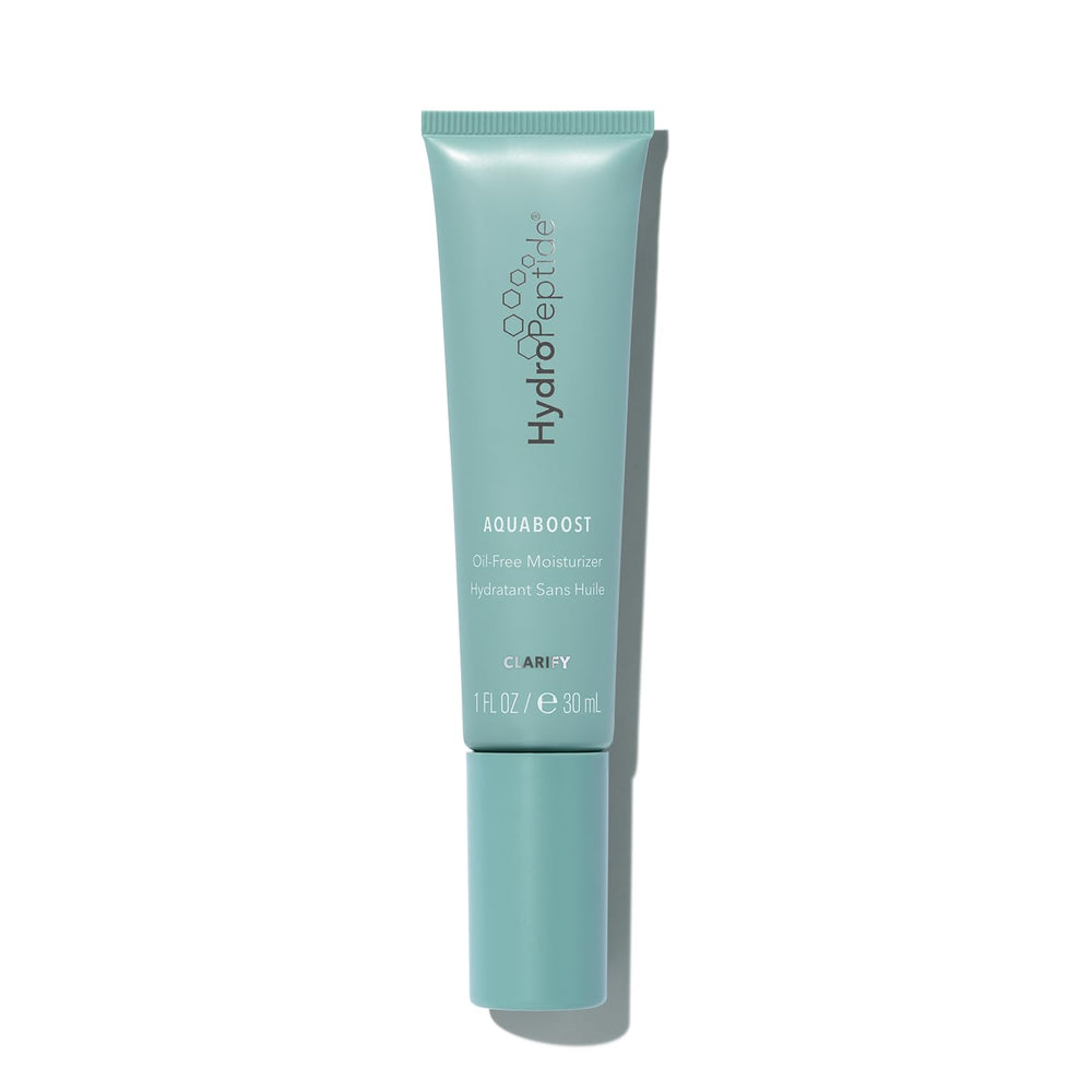 HydroPeptide AquaBoost: bouteille pompe prête à une application facile et hydratante.
