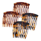 HYFEEL peigne latéral tortue marron, maintien discret et élégant.